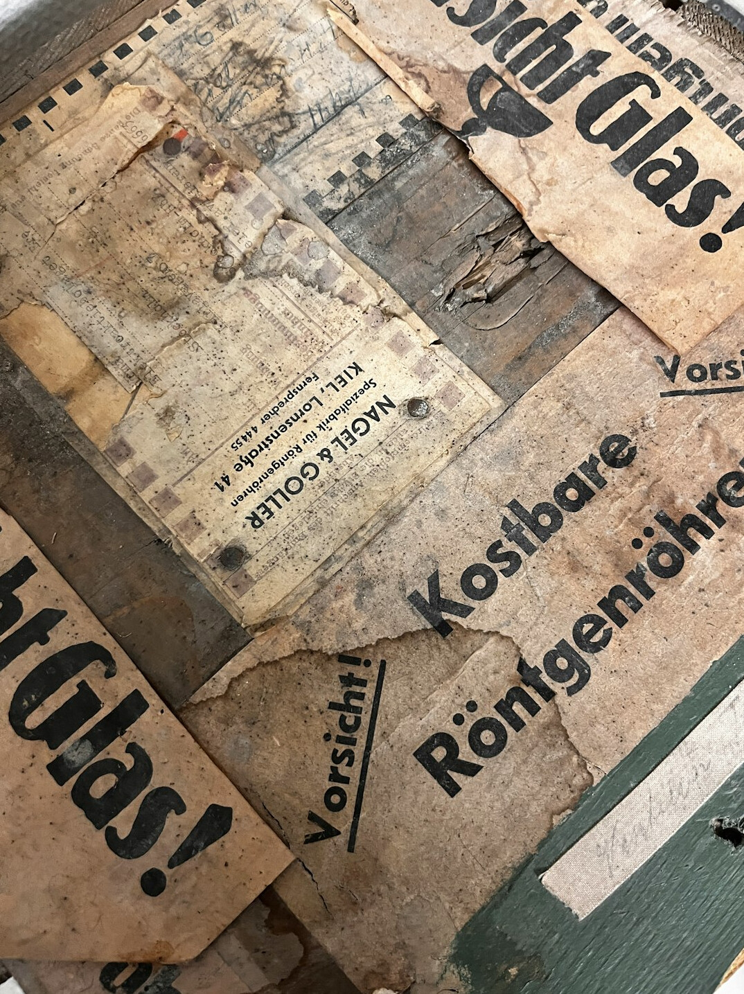 old newspaper clippings